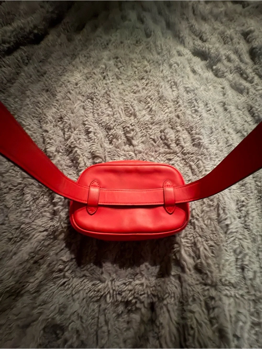 Coach Star-Quilted Red Leather Crossbody